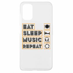 Чехол для Oppo A52/A72/A92 Eat sleep dj repeat. - PrintSalon