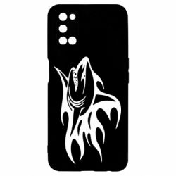 Чехол для Oppo A52/A72/A92 Flaming shark - PrintSalon
