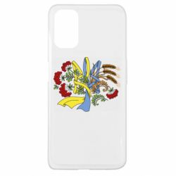 Чехол для Oppo A52/A72/A92 Герб колоски и калина