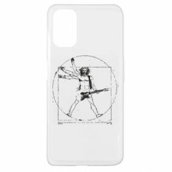 Чехол для Oppo A52/A72/A92 Guitarist Da Vinci - PrintSalon