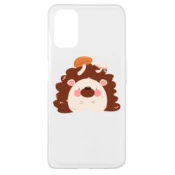 Чехол для Oppo A52/A72/A92 Hedgehog with mushrooms - PrintSalon