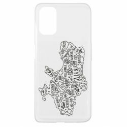 Чехол для Oppo A52/A72/A92 Map Ukraine - PrintSalon