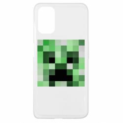 Чехол для Oppo A52/A72/A92 Minecraft minimalist Creeper - PrintSalon