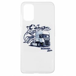 Чехол для Oppo A52/A72/A92 Scania watercolor art - PrintSalon