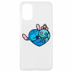 Чехол для Oppo A52/A72/A92 Стич с куклой - PrintSalon