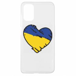 Чехол для Oppo A52/A72/A92 Украина сердце с царапинами - PrintSalon