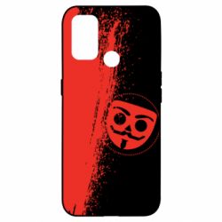 Чехол для Oppo A53/A32/A33 Бабл Квас красный арт