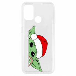 Чехол для Oppo A53/A32/A33 Baby Yoda Santa