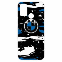Чехол для Oppo A53/A32/A33 BMW logo and art background - PrintSalon