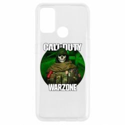 Чехол для Oppo A53/A32/A33 Call of duty Warzone ghost green background