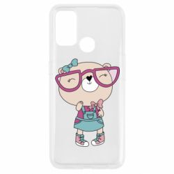 Чехол для Oppo A53/A32/A33 Cute bear - PrintSalon