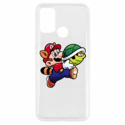 Чехол для Oppo A53/A32/A33 Cute Mario with turtle - PrintSalon