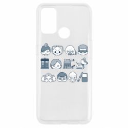 Чехол для Oppo A53/A32/A33 Doctor who icons
