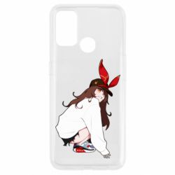 Чехол для Oppo A53/A32/A33 Genshin Impact Amber - PrintSalon