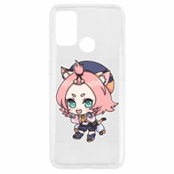 Чехол для Oppo A53/A32/A33 Genshin Impact chibi Diona - PrintSalon