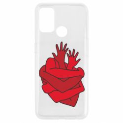 Чехол для Oppo A53/A32/A33 Heart out of hands - PrintSalon