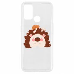 Чехол для Oppo A53/A32/A33 Hedgehog with mushrooms - PrintSalon