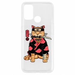 Чехол для Oppo A53/A32/A33 Japanese Akatsuki cat - PrintSalon