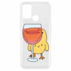 Чехол для Oppo A53/A32/A33 Качка і келих вина