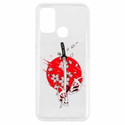 Чехол для Oppo A53/A32/A33 katana in sakura