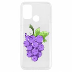 Чехол для Oppo A53/A32/A33 Кот-виноград - PrintSalon