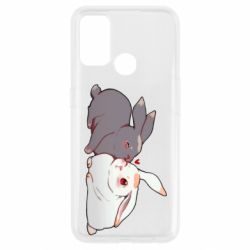 Чехол для Oppo A53/A32/A33 Кролики Вэй и Лань