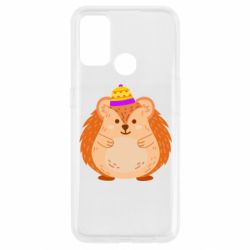 Чехол для Oppo A53/A32/A33 Little hedgehog in a hat - PrintSalon