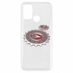 Чехол для Oppo A53/A32/A33 Mercedes logo механизм - PrintSalon