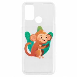 Чехол для Oppo A53/A32/A33 Monkey. Fuck You - PrintSalon