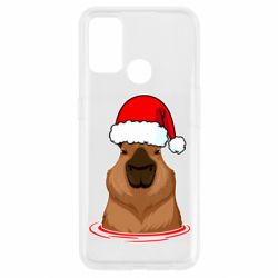 Чехол для Oppo A53/A32/A33 Новогодняя капибара