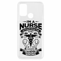 Чехол для Oppo A53/A32/A33 Nurse I'm Never Wrong - PrintSalon