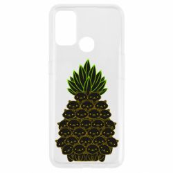 Чехол для Oppo A53/A32/A33 Pineapple cat