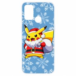 Чохол для Oppo A53 / A32 / A33Santa Claus Pikachu - PrintSalon