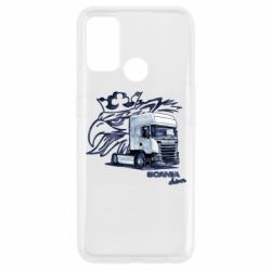 Чехол для Oppo A53/A32/A33 Scania watercolor art - PrintSalon