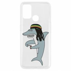 Чехол для Oppo A53/A32/A33 Shark Rastaman - PrintSalon