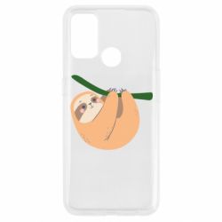 Чехол для Oppo A53/A32/A33 Sloth on a branch - PrintSalon