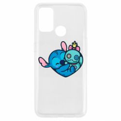 Чехол для Oppo A53/A32/A33 Стич с куклой - PrintSalon