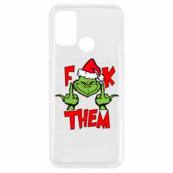 Чехол для Oppo A53/A32/A33 The grinch f*ck them