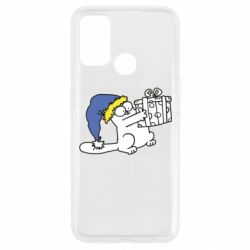 Чехол для Oppo A53/A32/A33 Украинский кот саймона с подарком - PrintSalon