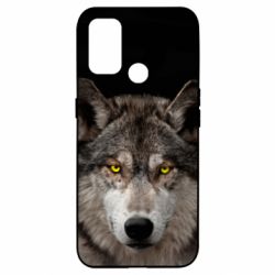 Чохол для Oppo A53 / A32 / A33Wolf with yellow eyes - PrintSalon