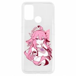 Чехол для Oppo A53/A32/A33 Yae Miko portrait - PrintSalon