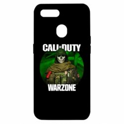 Чехол для Oppo A5s/A12 Call of duty Warzone ghost green background - PrintSalon