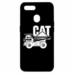 Чехол для Oppo A5s/A12 CAT logo and truck - PrintSalon