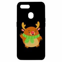 Чехол для Oppo A5s/A12 Deer in a scarf - PrintSalon