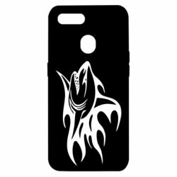 Чехол для Oppo A5s/A12 Flaming shark - PrintSalon