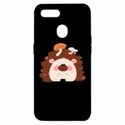 Чехол для Oppo A5s/A12 Hedgehog with mushrooms - PrintSalon