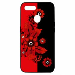 Чохол для Oppo A5s / A12Червоні квіти - PrintSalon