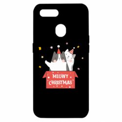 Чехол для Oppo A5s/A12 Meowy Christmas ( present box ) - PrintSalon