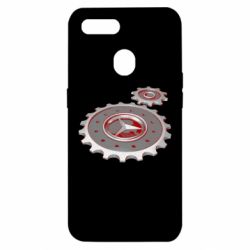 Чехол для Oppo A5s/A12 Mercedes logo механизм - PrintSalon