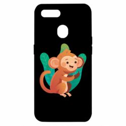 Чехол для Oppo A5s/A12 Monkey. Fuck You - PrintSalon